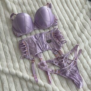 Honey Birdette Lavender 3pc 32F M